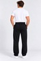Men's Sweatpants Baggy Sweatpants 2-Strap Loose Leg Full Fit Smoked Gray Navy Blue Black - 3