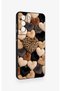 Samsung-S21Fe Compatible Heart Fur Pillow Patterned Silicone Case - 3
