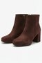 Jazmin Women's Brown Suede 7 cm Heeled 5 mm Platform Boots - 2