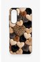 Samsung A37 Compatible Heart Fur Pillow Patterned Silicone Case - 2