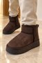 Children'S, Thick Soled, Fur Lined, Ankle Length Winter Boots - 2