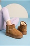 Children'S, Thick Soled, Fur Lined, Ankle Length Winter Boots - 4