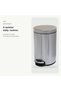 Java 8L Stainless Steel Pedal Bin with Soft-Close Flat Lid - 4