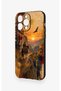 iPhone 14 Pro Max Compatible Steppe Traveler Patterned Silicone Case - 4