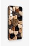 Samsung A24 Compatible Hearted Fur Pillow Patterned Silicone Case - 3