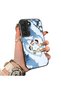 Case for Samsung Galaxy S22 Compatible Silicone Edge Hard Back Case Anime Patterned Couple Phone Case