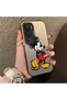 Vivo Y31 5g Compatible Silicone Edge Hard Back Case Mickey Pattern Couple Phone Case - 3