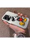 For Redmi Note 13 4g Compatible Silicone Edge Hard Back Case Mickey Patterned Couple Phone Case - 2