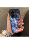 Realme C55 Compatible Silicone Edge Hard Back Case Nezha Patterned Couple Phone Case - 3