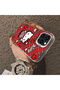 iPhone 13 Pro Max Compatible Silicone Edge Hard Back Case Kitty Pattern Couple Phone Case - 4