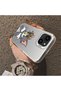 iPhone 13 Mini Compatible Silicone Edge Hard Back Case Mouse Pattern Couple Phone Case - 4