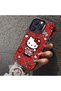 Realme 12 Lite Compatible Silicone Edge Hard Back Case Kitty Patterned Couple Phone Case - 4