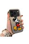 iPhone 17 Pro Max Compatible Silicone Edge Hard Back Case Mickey Pattern Couple Phone Case