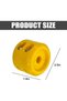 Bittwee Winch Cable Stopper Rubber Hook Saver for ATV UTV, Black - 2
