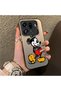 Oppo Find X9 Pro 5g Compatible Silicone Edge Hard Back Case Mickey Patterned Couple Phone Case - 3