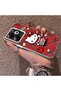 Infinix Smart 8 Pro Compatible Silicone Edge Hard Back Case Kitty Pattern Loving Couple Phone Case - 2
