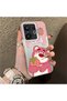 Vivo X200 Fe Compatible Silicone Edge Hard Back Case Lotso Patterned Lovers Couple Phone Case - 3