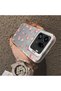 Oppo Find X9 Pro 5g Compatible Silicone Edge Hard Back Case Floral Patterned Lover Couple Phone Case - 4