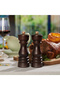 Cole & Mason H233080 London Chocolate Coloured Wood Salt and Pepper Mills 180mm - 2