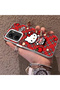 Vivo Y16 Compatible Silicone Edge Hard Back Case Kitty Pattern Loving Couple Phone Case - 2