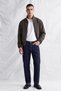 Men's Tika Plaid Pattern Jacket Brown Color - 5