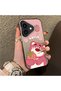 iPhone 16 Compatible Silicone Edge Hard Back Case Lotso Patterned Couple Phone Case - 3