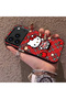 iPhone 17 Pro Compatible Silicone Edge Hard Back Case Kitty Pattern Couple Phone Case - 2