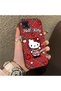 Poco C31 Compatible Silicone Edge Hard Back Case Kitty Patterned Lover Couple Phone Case - 3