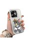 Tecno Spark Go 2024 Compatible Silicone Edge Hard Back Case with Mouse Pattern for Lovers Couple Phone Case