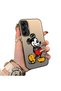 Samsung Galaxy A05S Compatible Silicone Edge Hard Back Case Mickey Patterned Couple Phone Case