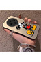 Redmi 14C Compatible Silicone Edge Hard Back Case Mickey Patterned Couple Phone Case - 2