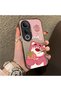 Vivo V50 Lite Compatible Silicone Edge Hard Back Case Lotso Patterned Lover Couple Phone Case - 3