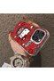 iPhone 16 Pro Max Compatible Silicone Edge Hard Back Case Kitty Pattern Couple Phone Case - 4