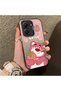 Poco X7 Pro Compatible Silicone Edge Hard Back Case Lotso Patterned Lovers Couple Phone Case - 3
