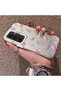 For Samsung Galaxy S25 Fe Compatible Silicone Edge Hard Back Case Floral Pattern Couple Phone Case - 2