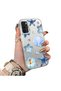 Oppo A16 Compatible Silicone Edge Hard Back Case Sea Star Patterned Phone Case