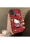 Samsung Galaxy A21S Compatible Silicone Edge Hard Back Case Kitty Patterned Couple Phone Case - 3