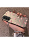 Samsung Galaxy A25 Compatible Silicone Edge Hard Back Case Floral Patterned Lover Couple Phone Case - 2