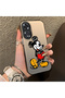 Oppo A60 Compatible Silicone Edge Hard Back Case Mickey Pattern Couple Phone Case - 3