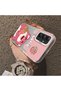 Samsung Galaxy A34 Compatible Silicone Edge Hard Back Case Lotso Patterned Lover Couple Phone Case - 4