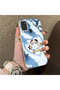 For Samsung Galaxy A21S Compatible Silicone Edge Hard Back Case Anime Patterned Couple Phone Case - 3