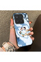 Mi 15 5g Compatible Silicone Edge Hard Back Case Anime Pattern Couple Phone Case - 3