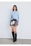 Women's Buttoned Knitwear Sweater Soft Textured Hair Knit Comfortable Fit