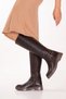 Genuine Leather Classic Women's Boots Shelvey Brown - 3