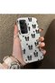 Realme C75 4g Compatible Stylish Black Bow Full Print Case, Non-Slip Edge, Anti-Fingerprint