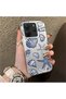 Redmi Note 14 4g Compatible Silicone Edge Hard Back Case Shell Patterned Couple Phone Case - 3