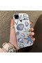 Realme C25 Compatible Silicone Edge Hard Back Case Shell Patterned Couple Phone Case - 3