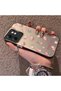 Infinix Smart 9 Compatible Silicone Edge Hard Back Case Floral Pattern Couple Phone Case - 2