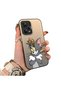 Redmi Note 12 Pro 5g Compatible Silicone Edge Hard Back Case Mouse Pattern Lover Couple Phone Case