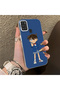 Samsung Galaxy A21S Compatible Silicone Edge Hard Back Case Konan Patterned Couple Phone Case - 3